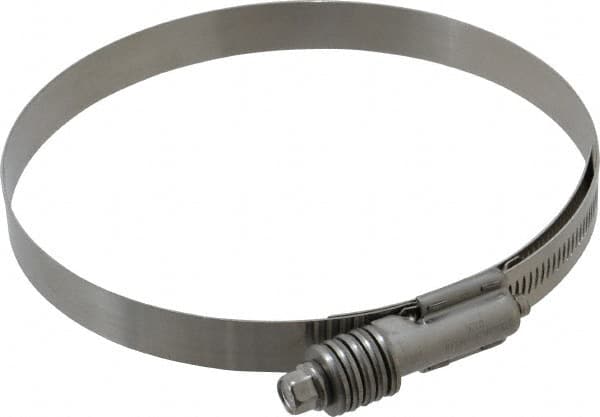 IDEAL TRIDON - Stainless Steel Auto-Adjustable Worm Drive Clamp - 5/8" Wide x 5/8" Thick, 5-1/4" Hose, 5-1/4 to 6-1/8" Diam - Caliber Tooling