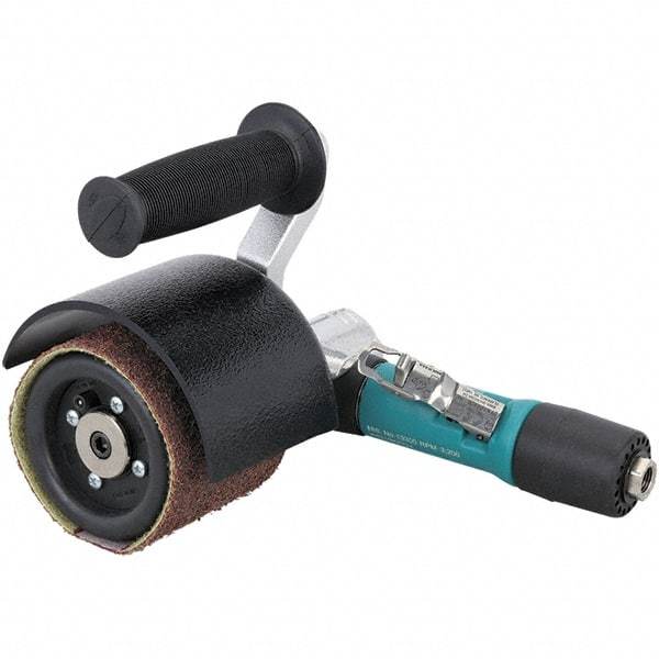 Dynabrade - 0.4 hp, 950 RPM Finishing Sander - 21 CFM Air Consumption, 6.21 bar Air Pressure, 1/4 NPT Inlet - Caliber Tooling