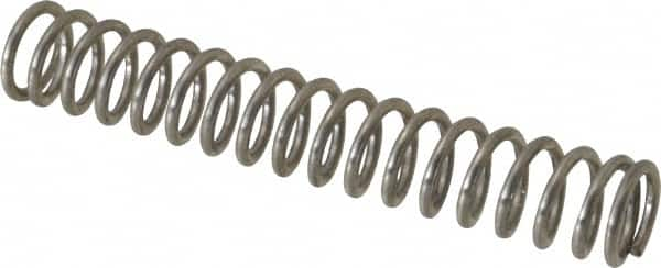 Made in USA - 0.218" OD, 0.028" Wire, 1-3/8" Free Length, Compression Spring - 8.05 Lb Spring Rating - Caliber Tooling