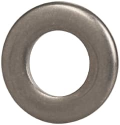 Made in USA - 1/4" Screw, Grade 300 Stainless Steel Standard Flat Washer - 0.255" ID x 0.468" OD, 0.063" Thick, Passivated Finish, Meets Military Specifications - Caliber Tooling