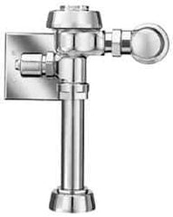 Sloan Valve Co. - 1-1/2" Spud Coupling, 3/4" Pipe, Closet Automatic Flush Valve - Handle Opening, 1.6 Gal per Flush, Metal Cover, Powered by Electrical Line with 24 Volt Step Down Transformer - Caliber Tooling