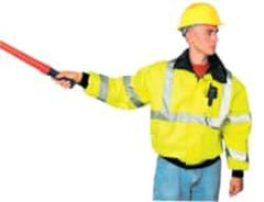 OccuNomix - Size M General Purpose & High Visibility Jacket - Yellow, Polyester, Zipper, Snaps Closure, 37 to 39" Chest - Caliber Tooling