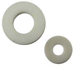 Made in USA - #12 Screw, PTFE Standard Flat Washer - 1/4" ID x 0.815" OD, 0.208" Thick, Plain Finish - Caliber Tooling