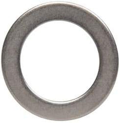 Made in USA - 0.03" Thick, 0.505" Inside x 3/4" OD, Round Shim - 7/16" Screw, Uncoated 302/304 Stainless Steel - Caliber Tooling