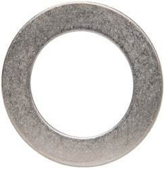 Made in USA - 0.048" Thick, 7/8" Inside x 1-3/8" OD, Round Shim - 3/4" Screw, Uncoated 302/304 Stainless Steel - Caliber Tooling