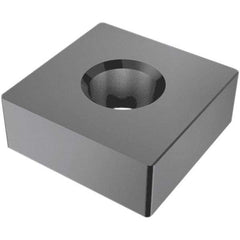 Iscar - SNGA433 T Grade IS8 Ceramic Turning Insert - Uncoated, 90° Square, 1/2" Inscr Circle, 3/16" Thick, 3/64" Corner Radius - Caliber Tooling