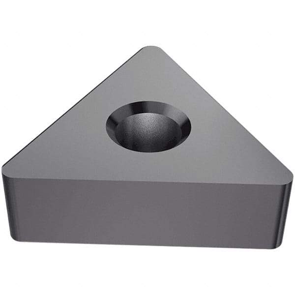 Iscar - TNGA434 Grade IN23 Ceramic Turning Insert - Al2O3/TiCN Finish, 60° Triangle, 1/2" Inscr Circle, 3/16" Thick, 1/16" Corner Radius - Caliber Tooling