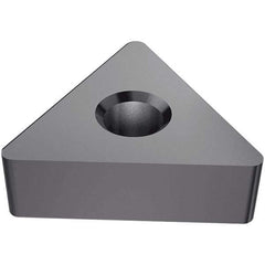 Iscar - TNGA434 Grade IN23 Ceramic Turning Insert - Al2O3/TiCN Finish, 60° Triangle, 1/2" Inscr Circle, 3/16" Thick, 1/16" Corner Radius - Caliber Tooling