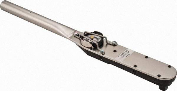 Proto - 3/4" Drive Dial Torque Wrench - 350 Ft/Lb Torque, 27-7/8" OAL, 10 Ft/Lb Graduation, Fixed Head - Caliber Tooling