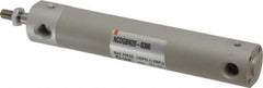 SMC PNEUMATICS - 3/4" Bore Double Acting Air Cylinder - 1/8 Port, 1/4-28 Rod Thread, 140 Max psi, 40 to 140°F - Caliber Tooling