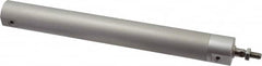 SMC PNEUMATICS - 3/4" Bore Double Acting Air Cylinder - 1/8 Port, 1/4-28 Rod Thread, 140 Max psi, 40 to 140°F - Caliber Tooling