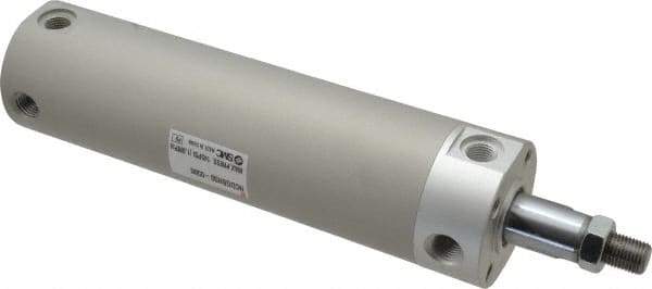 SMC PNEUMATICS - 2" Bore Double Acting Air Cylinder - 1/4 Port, 1/2-20 Rod Thread, 140 Max psi, 40 to 140°F - Caliber Tooling