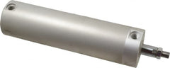 SMC PNEUMATICS - 2-1/2" Bore Double Acting Air Cylinder - 1/4 Port, 1/2-20 Rod Thread, 140 Max psi, 40 to 140°F - Caliber Tooling