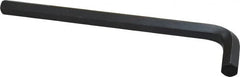 Value Collection - 5/8" Hex, Long Arm, Hex Key - 9-21/32" OAL, Alloy Steel, Inch System of Measurement - Caliber Tooling