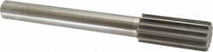 Made in USA - 1-3/4" High Speed Steel 12 Flute Chucking Reamer - Straight Flute, 1-1/4" Straight Shank, 4" Flute Length, 13-1/2" OAL - Caliber Tooling