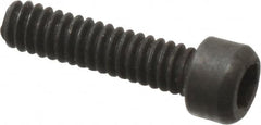 Value Collection - #0-80 UNF Hex Socket Drive, Socket Cap Screw - Alloy Steel, Black Oxide Finish, Fully Threaded, 1/4" Length Under Head - Caliber Tooling