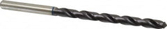 Accupro - 13/32", 118° Point, Spiral Flute, Vanadium High Speed Steel Taper Length Drill Bit - TiAlN Finish, 121mm Flute Length, 184mm OAL - Caliber Tooling