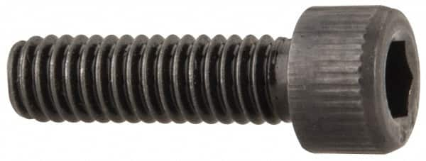 Value Collection - #6-40 UNF Hex Socket Drive, Socket Cap Screw - Alloy Steel, Black Oxide Finish, Fully Threaded, 1/2" Length Under Head - Caliber Tooling