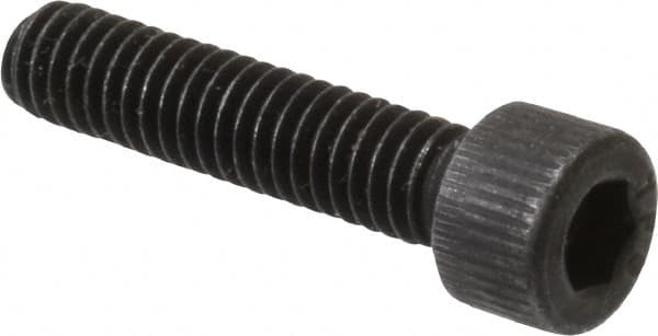 Value Collection - #6-40 UNF Hex Socket Drive, Socket Cap Screw - Alloy Steel, Black Oxide Finish, Fully Threaded, 5/8" Length Under Head - Caliber Tooling