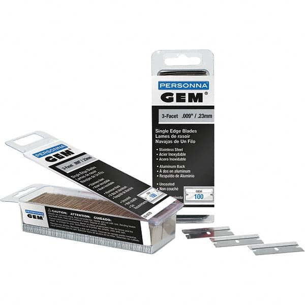 GEM - 1-1/2" Stainless Steel Single Edge Blade - Caliber Tooling