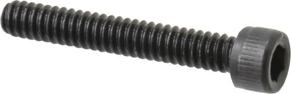 Value Collection - #4-40 UNC Hex Socket Drive, Socket Cap Screw - Alloy Steel, Black Oxide Finish, Fully Threaded, 3/4" Length Under Head - Caliber Tooling