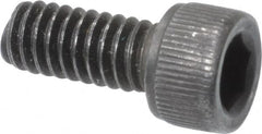 Value Collection - #8-32 UNC Hex Socket Drive, Socket Cap Screw - Alloy Steel, Black Oxide Finish, Fully Threaded, 3/8" Length Under Head - Caliber Tooling