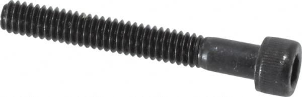 Value Collection - #8-32 UNC Hex Socket Drive, Socket Cap Screw - Alloy Steel, Black Oxide Finish, Fully Threaded, 1-1/4" Length Under Head - Caliber Tooling