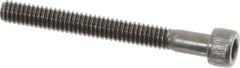 Value Collection - #8-32 UNC Hex Socket Drive, Socket Cap Screw - Alloy Steel, Black Oxide Finish, Partially Threaded, 1-1/2" Length Under Head - Caliber Tooling