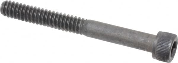 Value Collection - #10-24 UNC Hex Socket Drive, Socket Cap Screw - Alloy Steel, Black Oxide Finish, Partially Threaded, 1-3/4" Length Under Head - Caliber Tooling