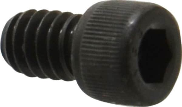 Value Collection - 1/4-20 UNC Hex Socket Drive, Socket Cap Screw - Alloy Steel, Black Oxide Finish, Fully Threaded, 3/8" Length Under Head - Caliber Tooling