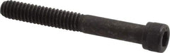 Value Collection - 1/4-20 UNC Hex Socket Drive, Socket Cap Screw - Alloy Steel, Black Oxide Finish, Partially Threaded, 2" Length Under Head - Caliber Tooling