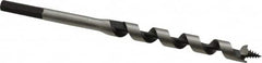 Irwin - 1/2", 5/16" Diam Straight Shank, 7-1/2" Overall Length with 4-1/2" Twist, Solid Center Auger Bit - Caliber Tooling