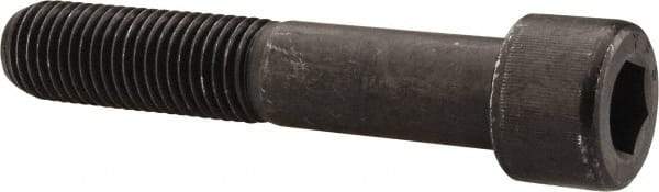 Value Collection - 1-8 UNC Hex Socket Drive, Socket Cap Screw - Alloy Steel, Black Oxide Finish, Partially Threaded, 5-1/2" Length Under Head - Caliber Tooling