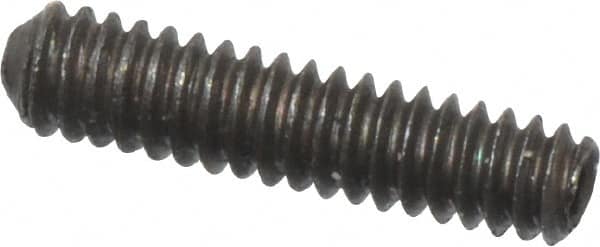 Value Collection - #0-80 UNF, 1/4" OAL, Cup Point Set Screw - Grade 8 Alloy Steel, 0.028" Key - Caliber Tooling