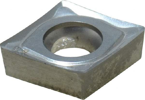 Seco - CCGT432F AL Grade KX Carbide Turning Insert - Uncoated, 80° Diamond, 1/2" Inscr Circle, 3/16" Thick, 1/32" Corner Radius - Caliber Tooling