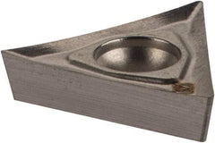 Seco - TCGT21.50.5 AL Grade KX Carbide Turning Insert - Uncoated, 60° Triangle, 1/4" Inscr Circle, 3/32" Thick, 0.0078" Corner Radius - Caliber Tooling