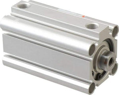 SMC PNEUMATICS - 1-15/16" Stroke x 1-1/4" Bore Double Acting Air Cylinder - 1/8 Port, 5/16-24 Rod Thread, 145 Max psi, 15 to 160°F - Caliber Tooling