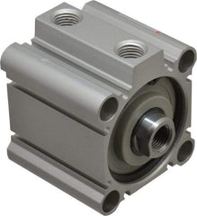 SMC PNEUMATICS - 3/4" Stroke x 2" Bore Double Acting Air Cylinder - 1/4 Port, 1/2-20 Rod Thread, 145 Max psi, 15 to 160°F - Caliber Tooling