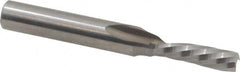 Onsrud - 3/16" Cutting Diam x 5/8" Length of Cut, 1 Flute, Downcut Spiral Router Bit - Uncoated, Right Hand Cut, Solid Carbide, 2" OAL x 1/4" Shank Diam, Single Edge, 21° Helix Angle - Caliber Tooling