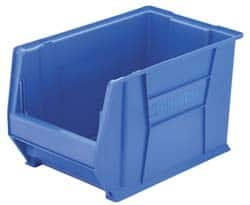 Akro-Mils - 200 Lb. Load Capacity, 20" Deep, Red Polymer Hopper Stacking Bin - 12" High x 12-3/8" Wide x 20" Long - Caliber Tooling