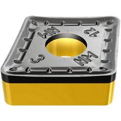 Iscar - CNMM433 NM Grade IC8250 Carbide Turning Insert - TiCN/Al2O3/TiN Finish, 80° Diamond, 1/2" Inscr Circle, 3/16" Thick, 3/64" Corner Radius - Caliber Tooling