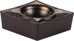 Iscar - CCMT2-1 PF Grade IC907 Carbide Turning Insert - 80° Diamond, 1/4" Inscr Circle, 3/32" Thick, 1/64" Corner Radius - Caliber Tooling