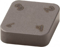 Seco - CNMN322 S Grade CBN600 PCBN Turning Insert - 80° Diamond, 3/8" Inscr Circle, 1/8" Thick, 1/32" Corner Radius - Caliber Tooling