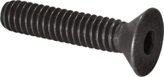 Value Collection - 1/4-20 UNC Hex Socket Drive, 82° Flat Screw - Alloy Steel, Black Oxide Finish, Fully Threaded, 1-1/4" OAL - Caliber Tooling