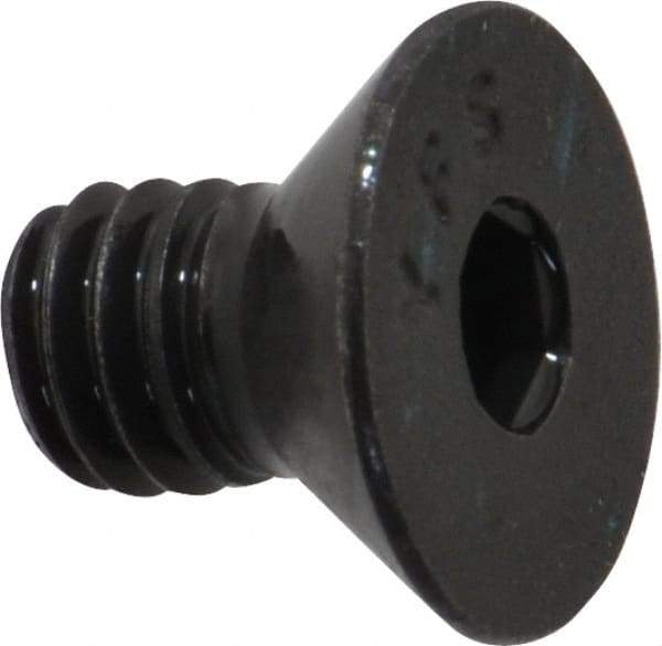 Value Collection - 5/16-18 UNC Hex Socket Drive, 82° Flat Screw - Alloy Steel, Black Oxide Finish, Fully Threaded, 1/2" OAL - Caliber Tooling