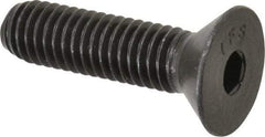 Value Collection - 3/8-16 UNC Hex Socket Drive, 82° Flat Screw - Alloy Steel, Black Oxide Finish, Fully Threaded, 1-1/2" OAL - Caliber Tooling