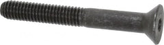 Value Collection - 3/8-16 UNC Hex Socket Drive, 82° Flat Screw - Alloy Steel, Black Oxide Finish, Partially Threaded, 3" OAL - Caliber Tooling