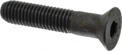 Value Collection - 1/2-13 UNC Hex Socket Drive, 82° Flat Screw - Alloy Steel, Black Oxide Finish, Partially Threaded, 2-1/2" OAL - Caliber Tooling