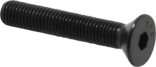 Value Collection - 1/4-28 UNF Hex Socket Drive, 82° Flat Screw - Alloy Steel, Black Oxide Finish, Fully Threaded, 1-1/2" OAL - Caliber Tooling