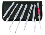 7 Piece Tweezer Set - Caliber Tooling